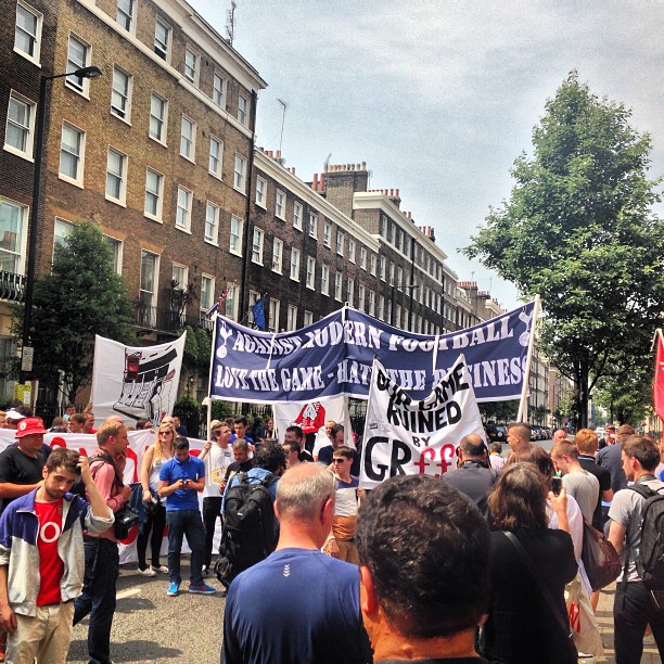 Premier League Protest